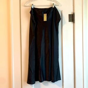 Black Silk Skirt